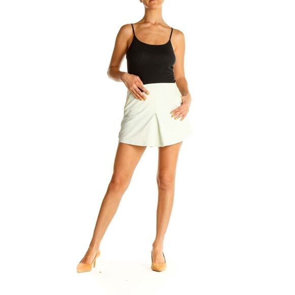 VTG 90 2000s y2k PRADA Skirt Tennis Golf Activewear Mini Pleated Logo Fitness - Picture 2 of 16